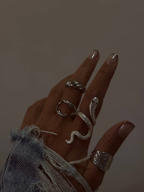 انگشتر مینیمال - مروارید