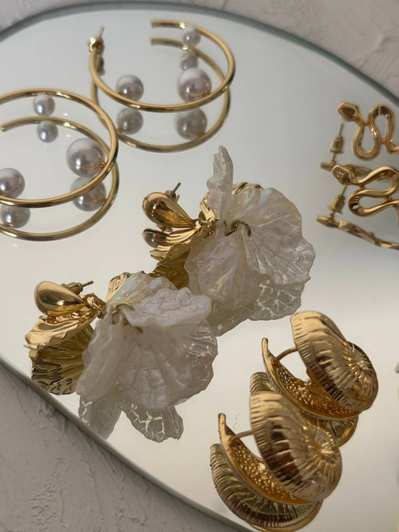 گوشواره طرح مروارید