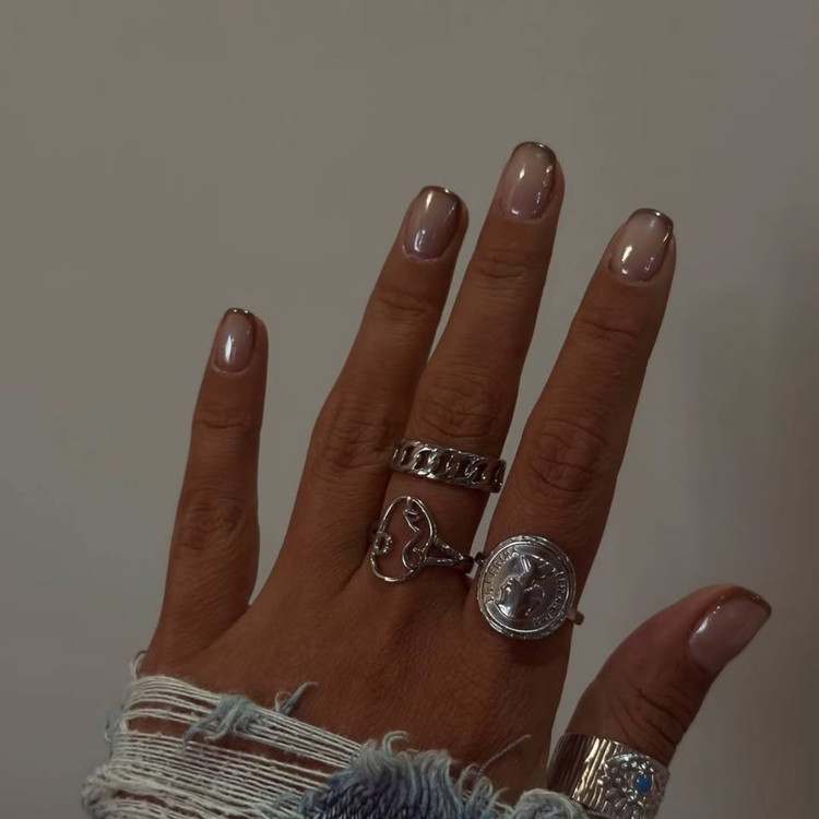 انگشتر مینیمال رادیوم آبکاری