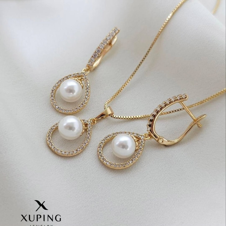 ست گردنبند گوشواره ژوپینگ