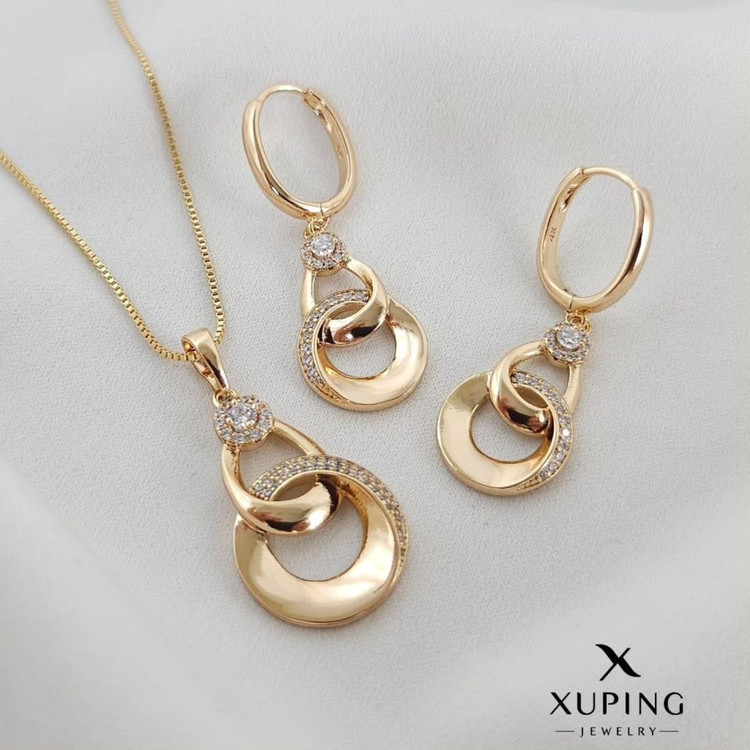 ست گردنبند گوشواره ژوپینگ