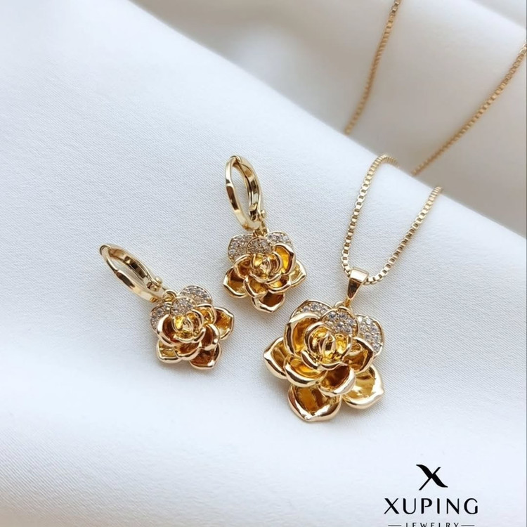 ست گردنبند گوشواره ژوپینگ