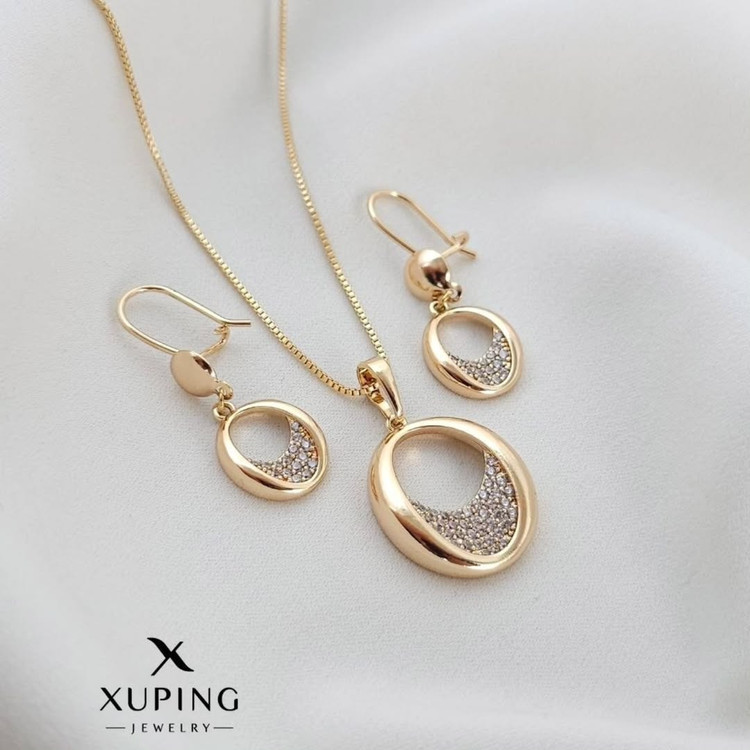 ست گردنبند گوشواره ژوپینگ