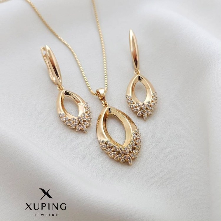 ست گردنبند گوشواره ژوپینگ