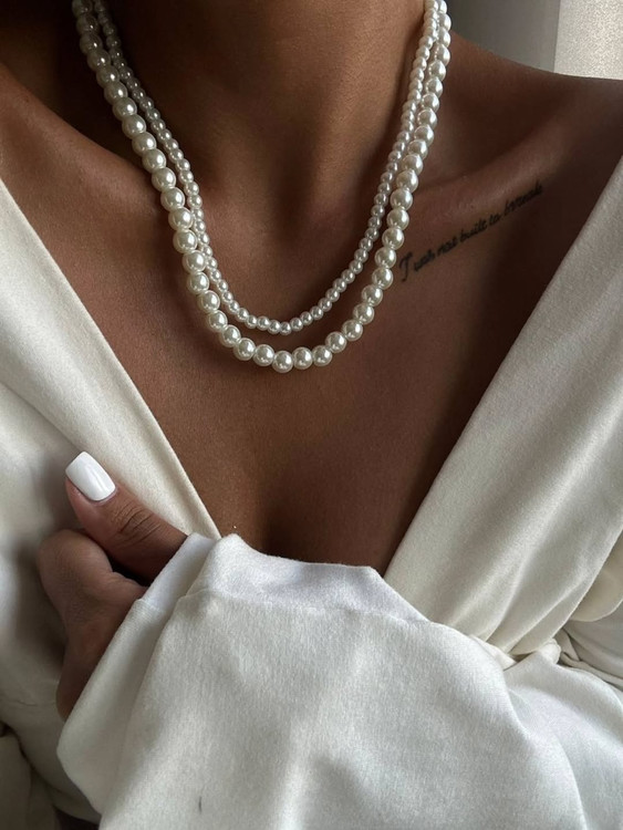 گردنبند مروارید KΞRNØVΔ – CØLLΞCT!ØN