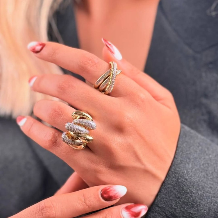 انگشتر طرح جواهر KΞRNØVΔ – CØLLΞCT!ØN