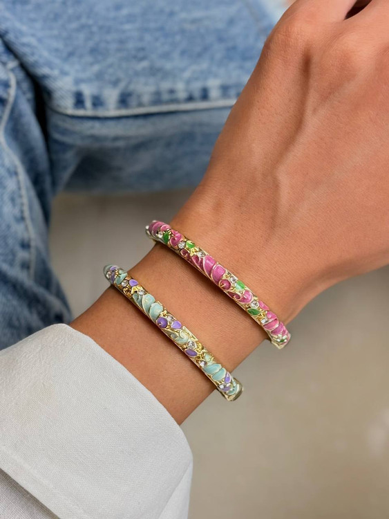 دستبند - میناکاری سایز بزرگ : ۳۵۰