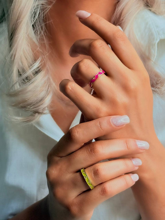 انگشتر میناکاری