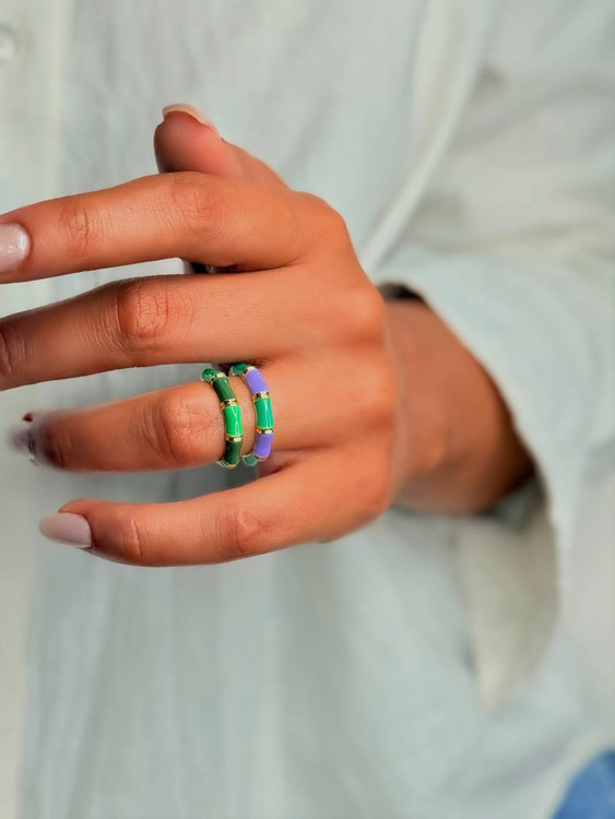 انگشتر میناکاری