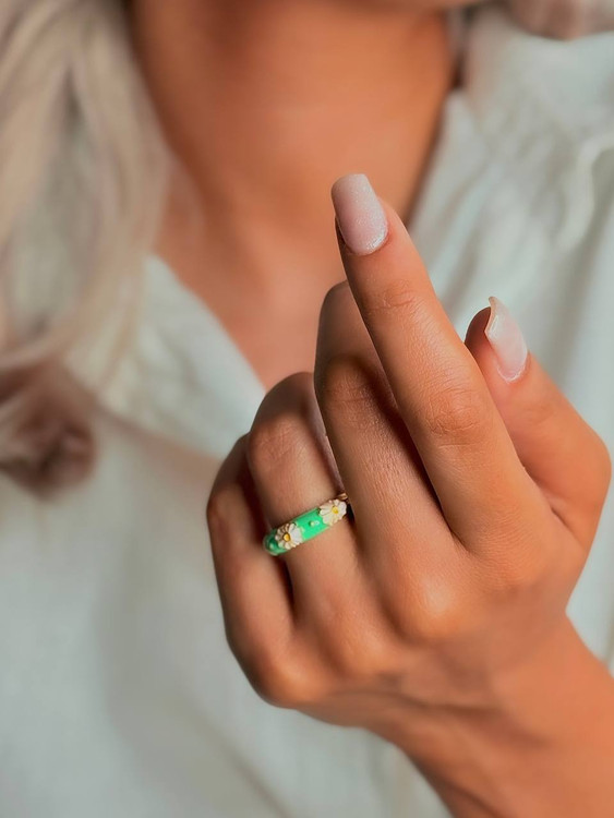 انگشتر میناکاری