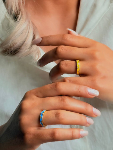 انگشتر میناکاری