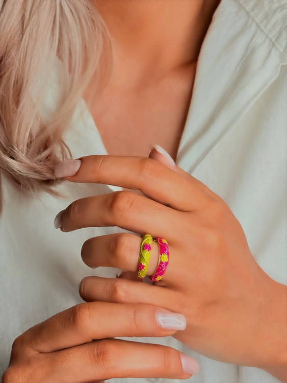 انگشتر میناکاری