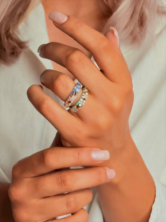 انگشتر میناکاری