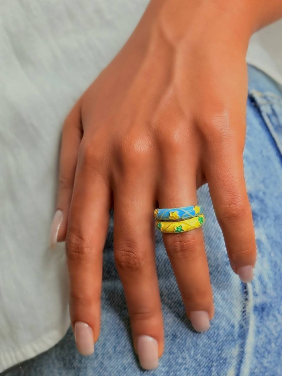 انگشتر میناکاری