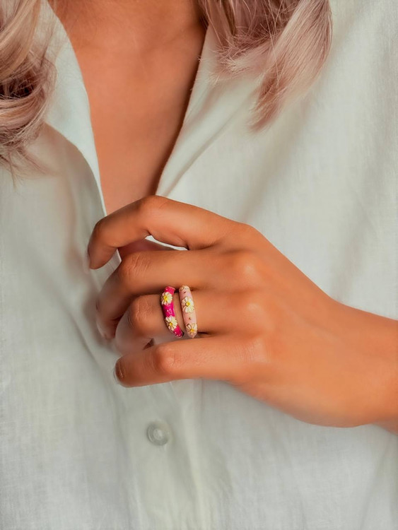 انگشتر میناکاری