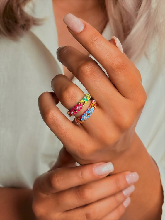 انگشتر میناکاری