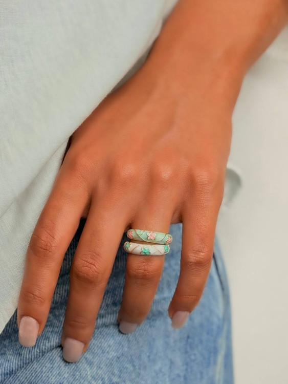 انگشتر میناکاری