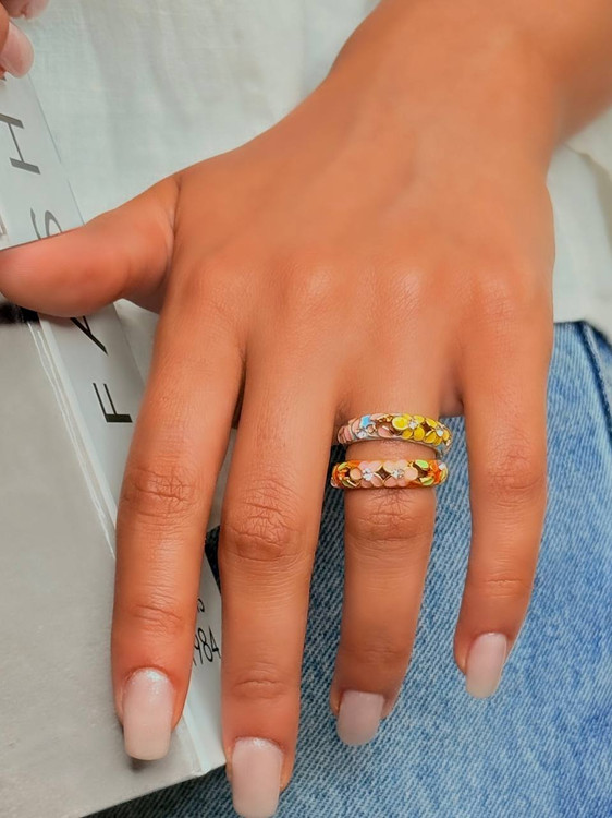 انگشتر میناکاری