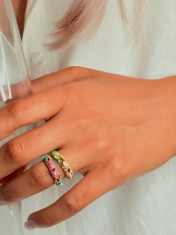 انگشتر میناکاری