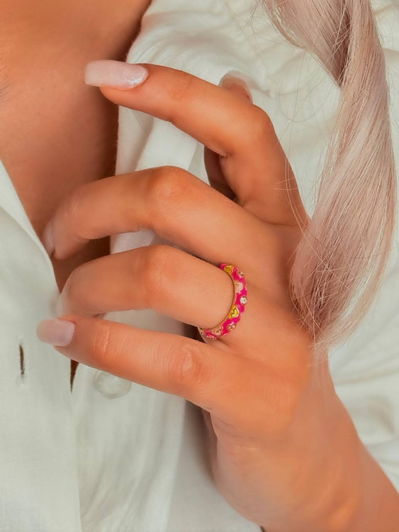 انگشتر میناکاری