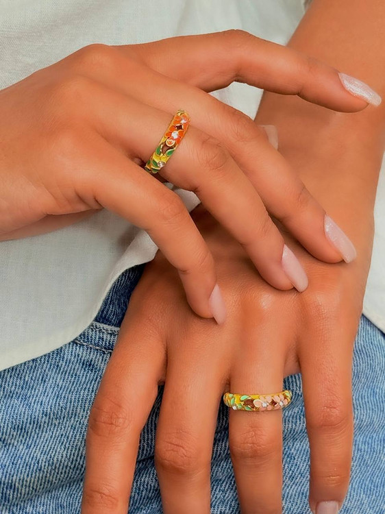 انگشتر میناکاری